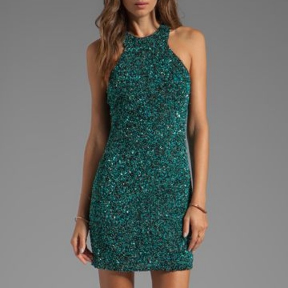 Parker Racerback Sequin Dress - Picture 1 of 3